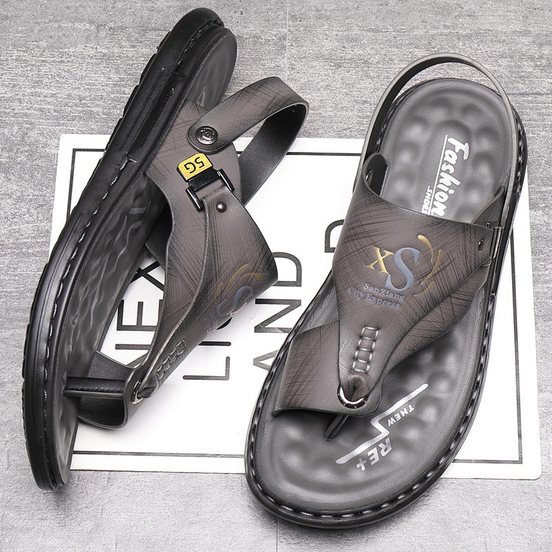 💞Breathable Soft Leather Outdoor Sandals for Men
