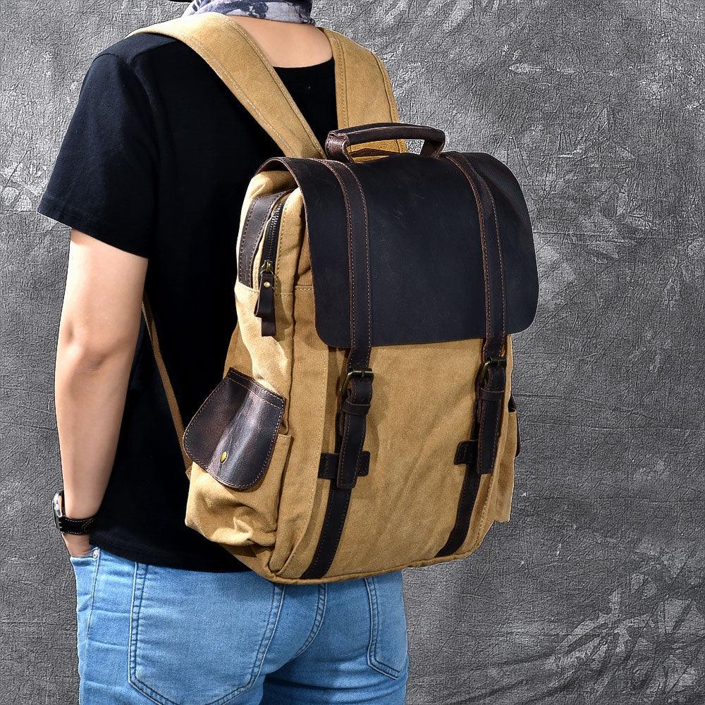 15 Inch Canvas Vintage backpack