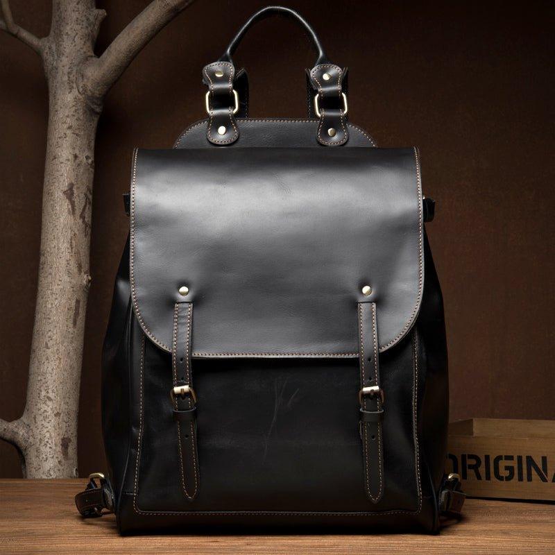 Mens Leather Handbag Backpack