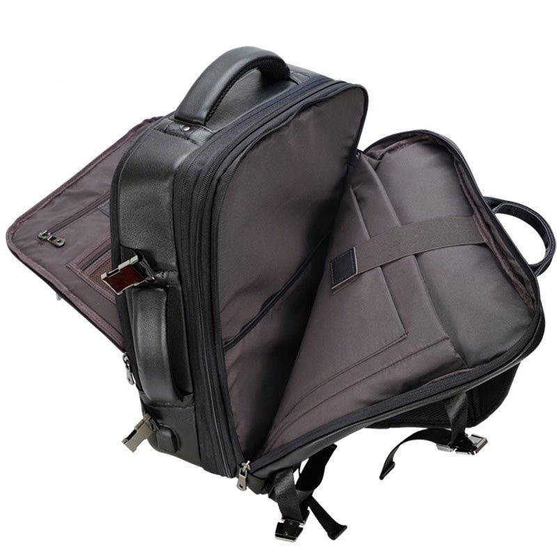 Genuine Leather Backpack 15.6 inch Laptop