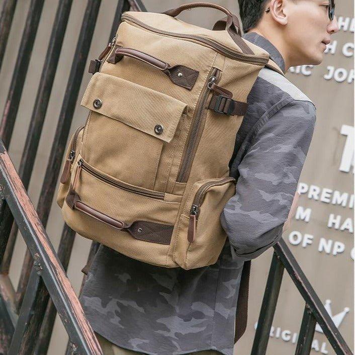 Canvas Backpack Casual Vintage Daypack