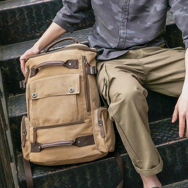 Canvas Backpack Casual Vintage Daypack