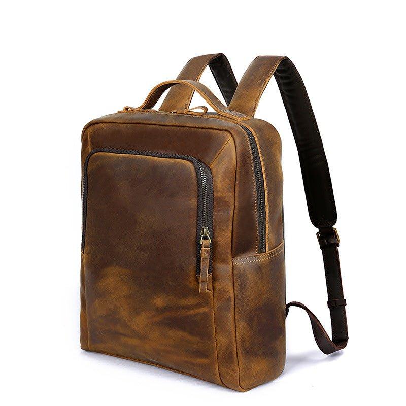 Laptop Backpack Leather for Work