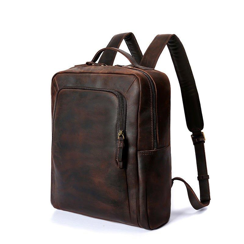 Laptop Backpack Leather for Work