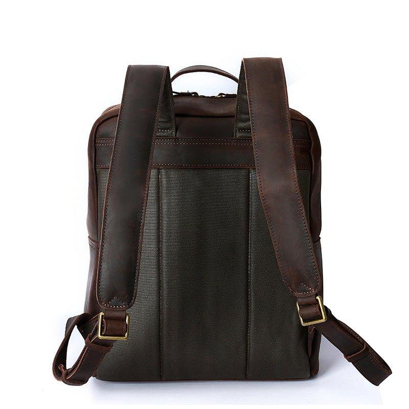 Laptop Backpack Leather for Work