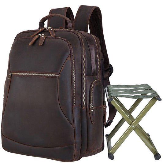 Leather Backpack Chair for 17 inch Laptop