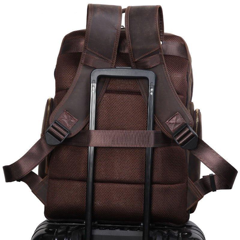 Leather Backpack Chair for 17 inch Laptop