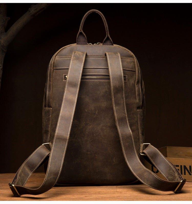 Leather Backpack for Men or Women