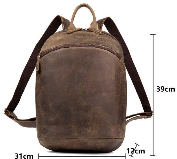 Leather Backpack for Men or Women