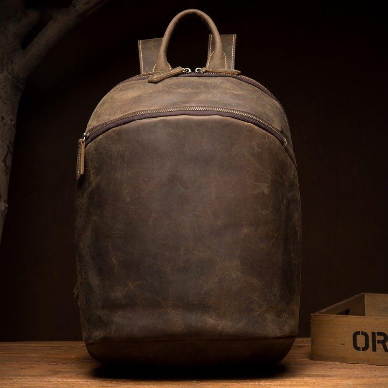 Leather Backpack for Men or Women