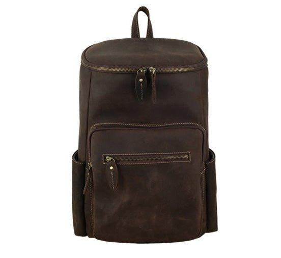 Leather Backpack Large Capacity for 15.6" Laptop