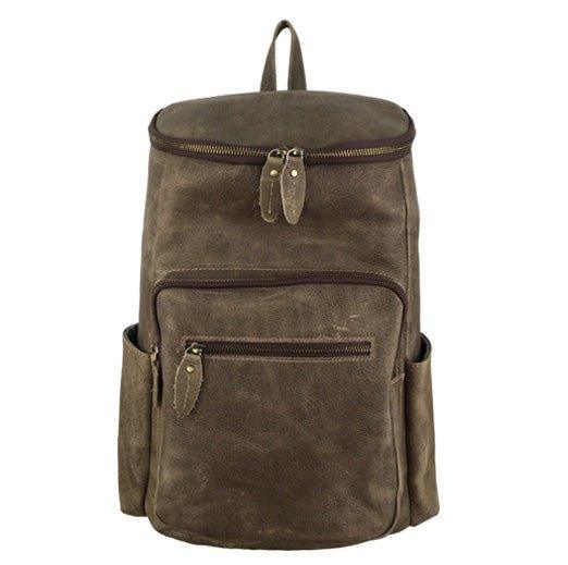 Leather Backpack Large Capacity for 15.6" Laptop