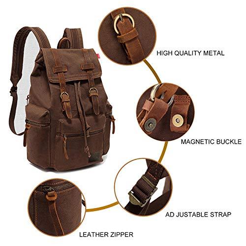 Men 21L Vintage Canvas Backpack