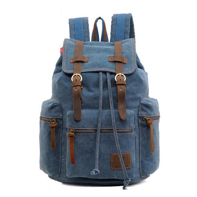 Men 21L Vintage Canvas Backpack