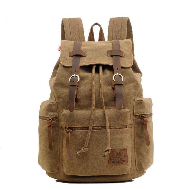 Men 21L Vintage Canvas Backpack