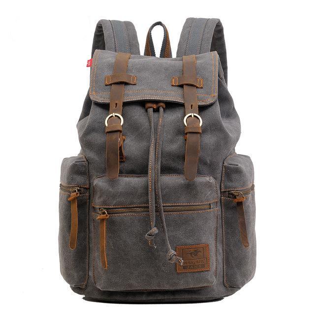 Men 21L Vintage Canvas Backpack