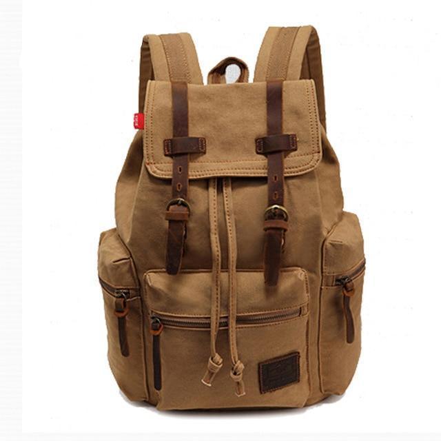 Men 21L Vintage Canvas Backpack