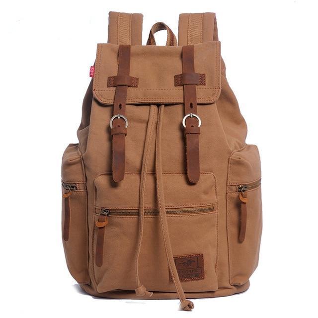 Men 21L Vintage Canvas Backpack