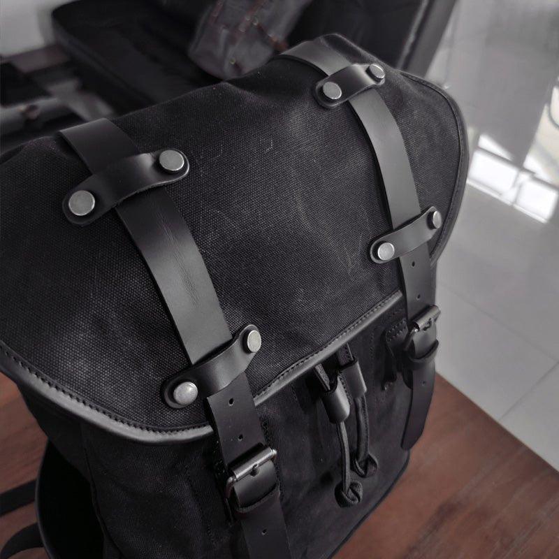 Men's Large Canvas Vintage Travel Backpack