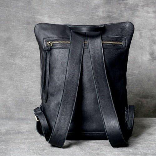 Minimalist Leather Backpack for Men