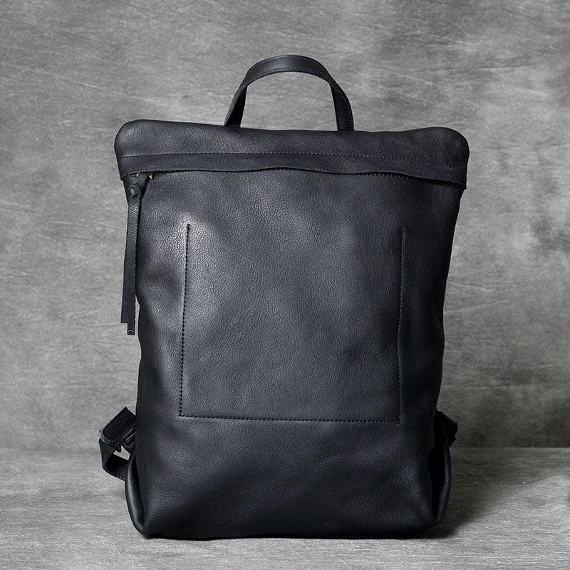 Minimalist Leather Backpack for Men