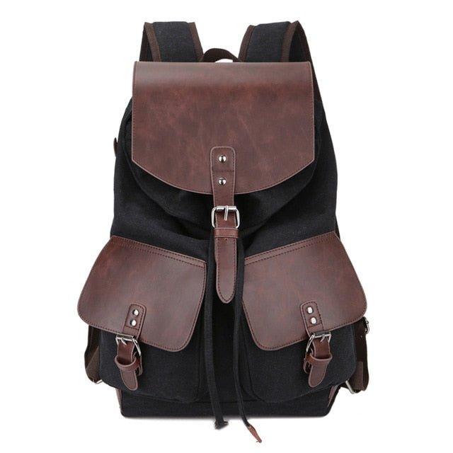Vintage Canvas Backpack Purse Travel for Men