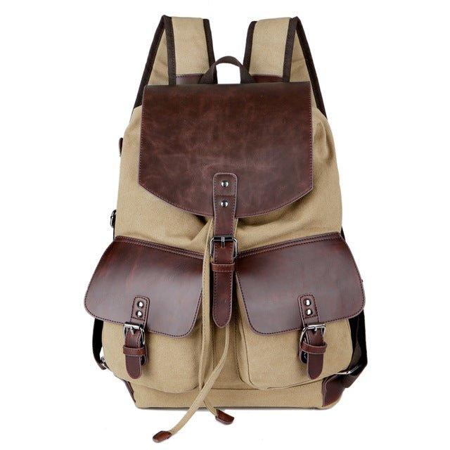 Vintage Canvas Backpack Purse Travel for Men