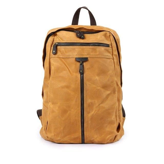 Waterproof Waxed Canvas Backpack Laptop Daypack