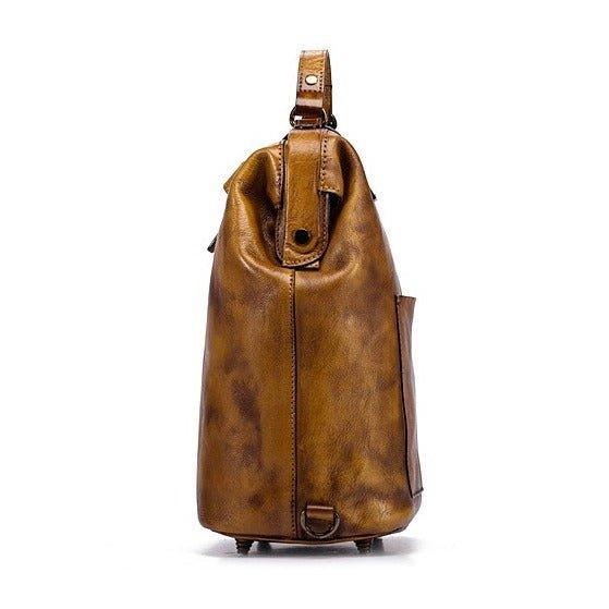 Womens Vegetable Leather Backpack