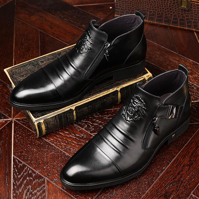 Italian cowhide business shoes