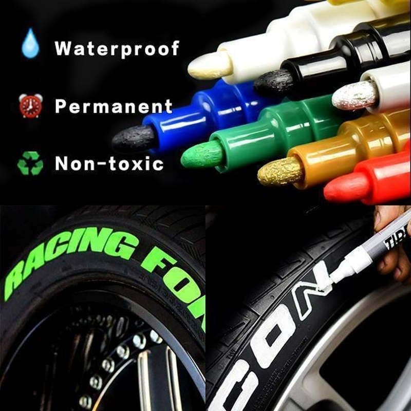 🔥HOT SALE🔥Waterproof Non-Fading Tire Paint Pen