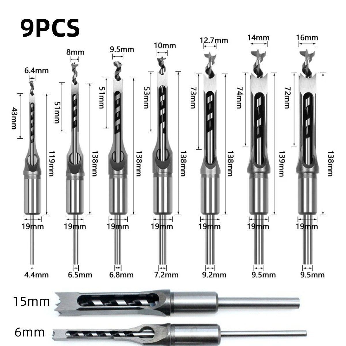 🔥Hot selling🔥Woodworking square head wood chisel