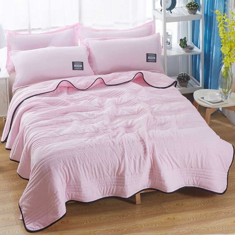 ❄️Perfect For Summer-Cool Ice Silk Summer Time Air  Blanket Queen King Size