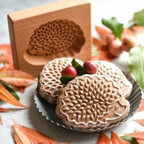 Wood Grain Cookie Knife - Cookie Embossing Mould