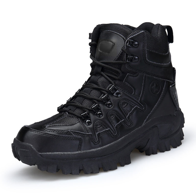 Men Outdoor Waterproof Non-Slip Hiking Boots Combat Boots - Free shipping worldwide!