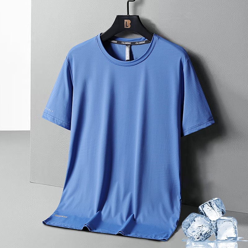 🔥SUMMER HOT SALE - 49% OFF🔥Ice Silk Round Neck T-Shirt