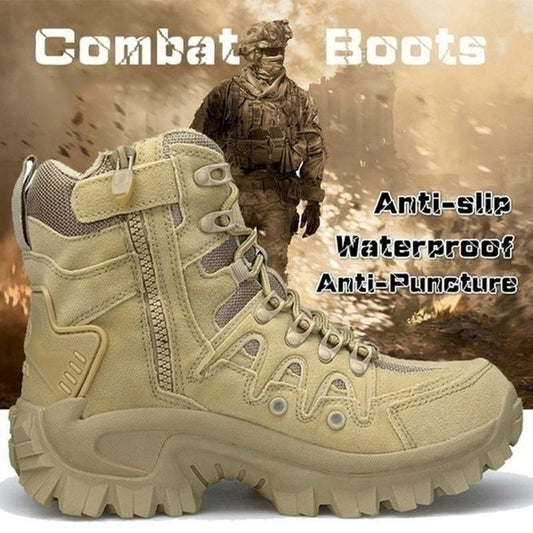 Men Outdoor Waterproof Non-Slip Hiking Boots Combat Boots - Free shipping worldwide!