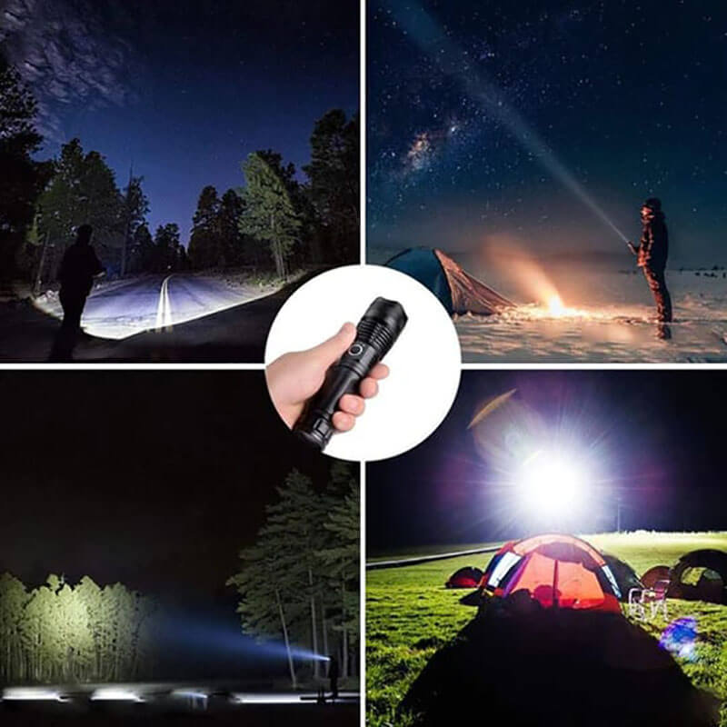 🔥Hot SALE🔥 - LED Rechargeable Tactical Laser Flashlight