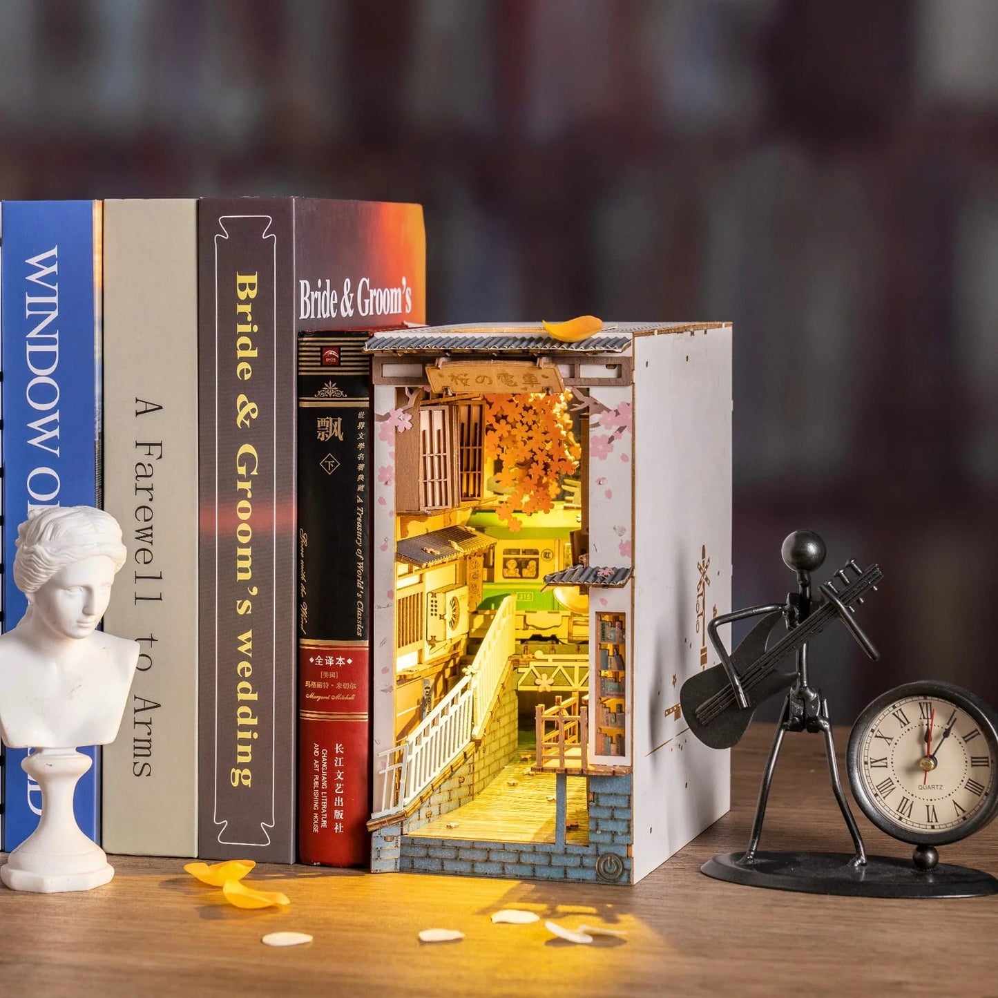 3D Wooden Book Nook Puzzle