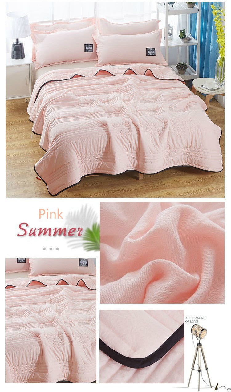 ❄️Perfect For Summer-Cool Ice Silk Summer Time Air  Blanket Queen King Size