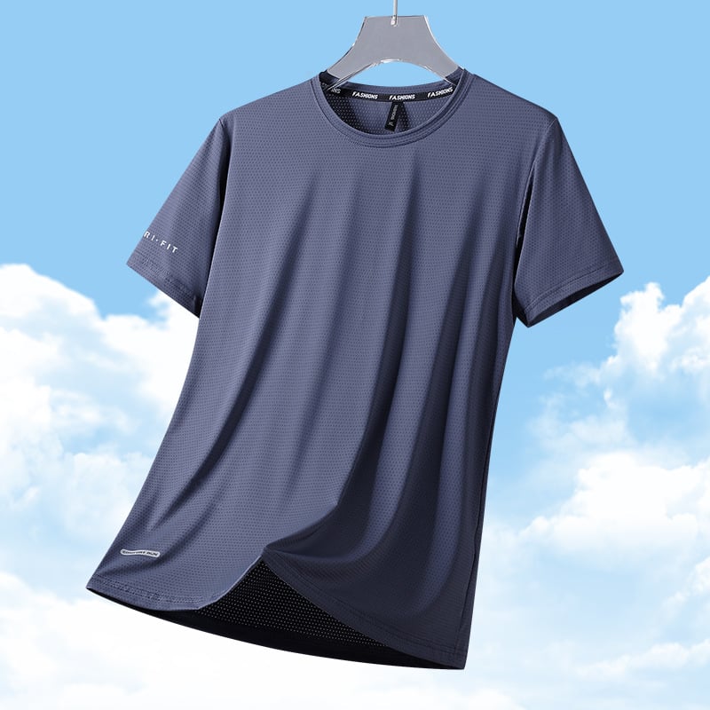 🔥SUMMER HOT SALE - 49% OFF🔥Ice Silk Round Neck T-Shirt