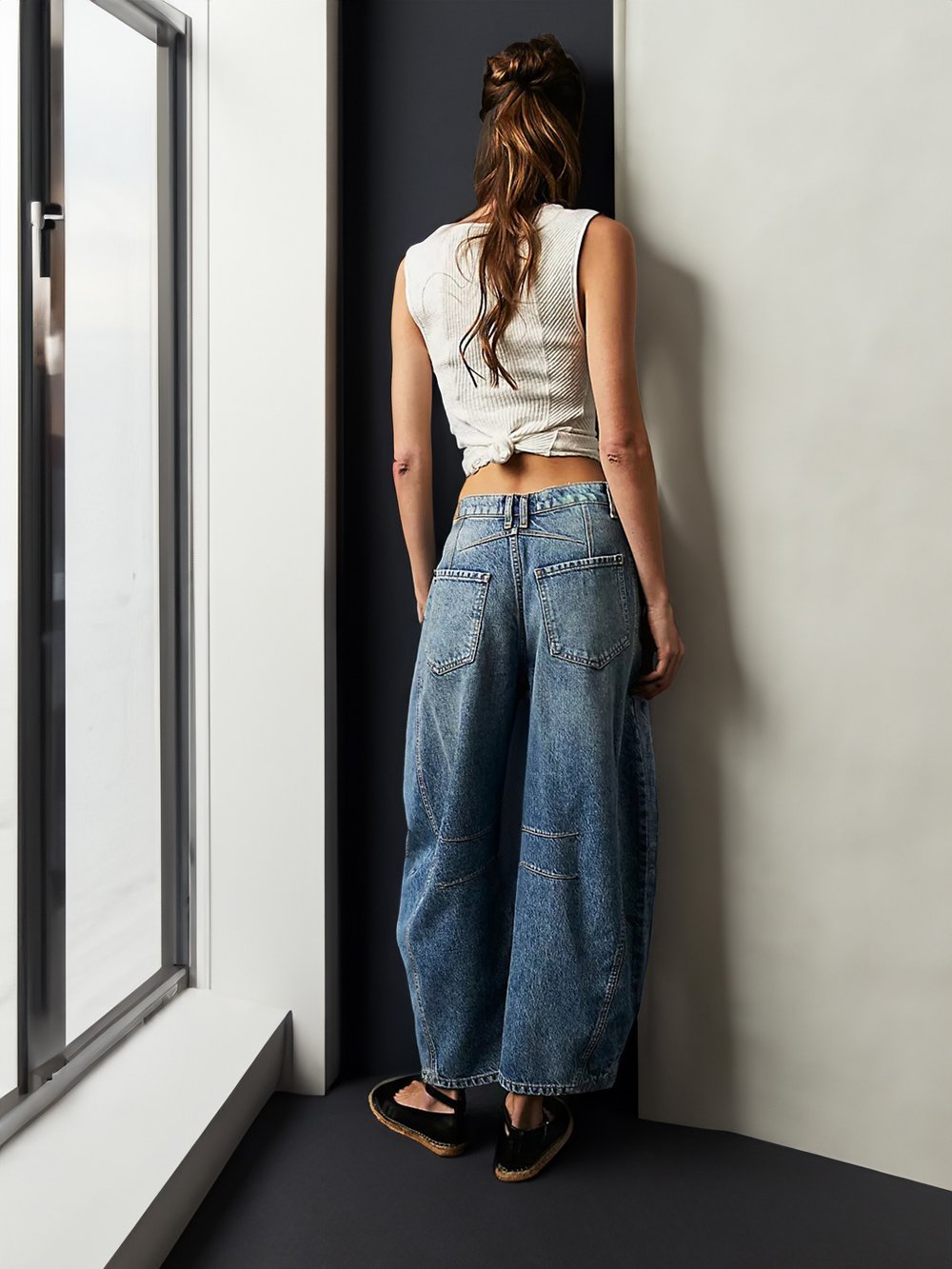 Casual And Trendy Mid-Rise Tube Jeans (BUY 2 Free Shipping)