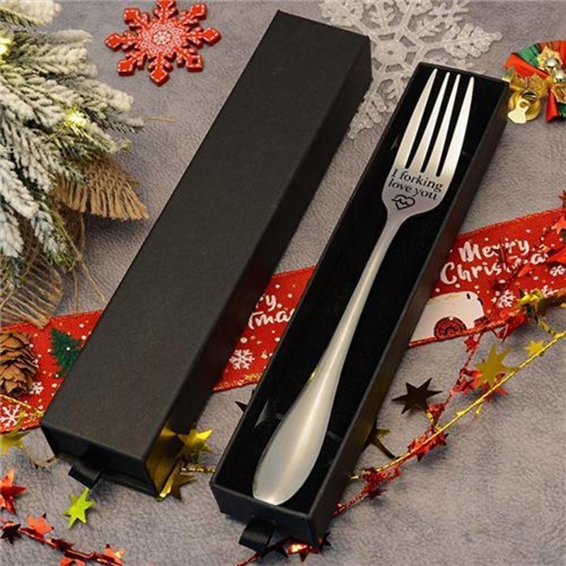 🎅Engraved Fork - Best Funny Gift For Loved One