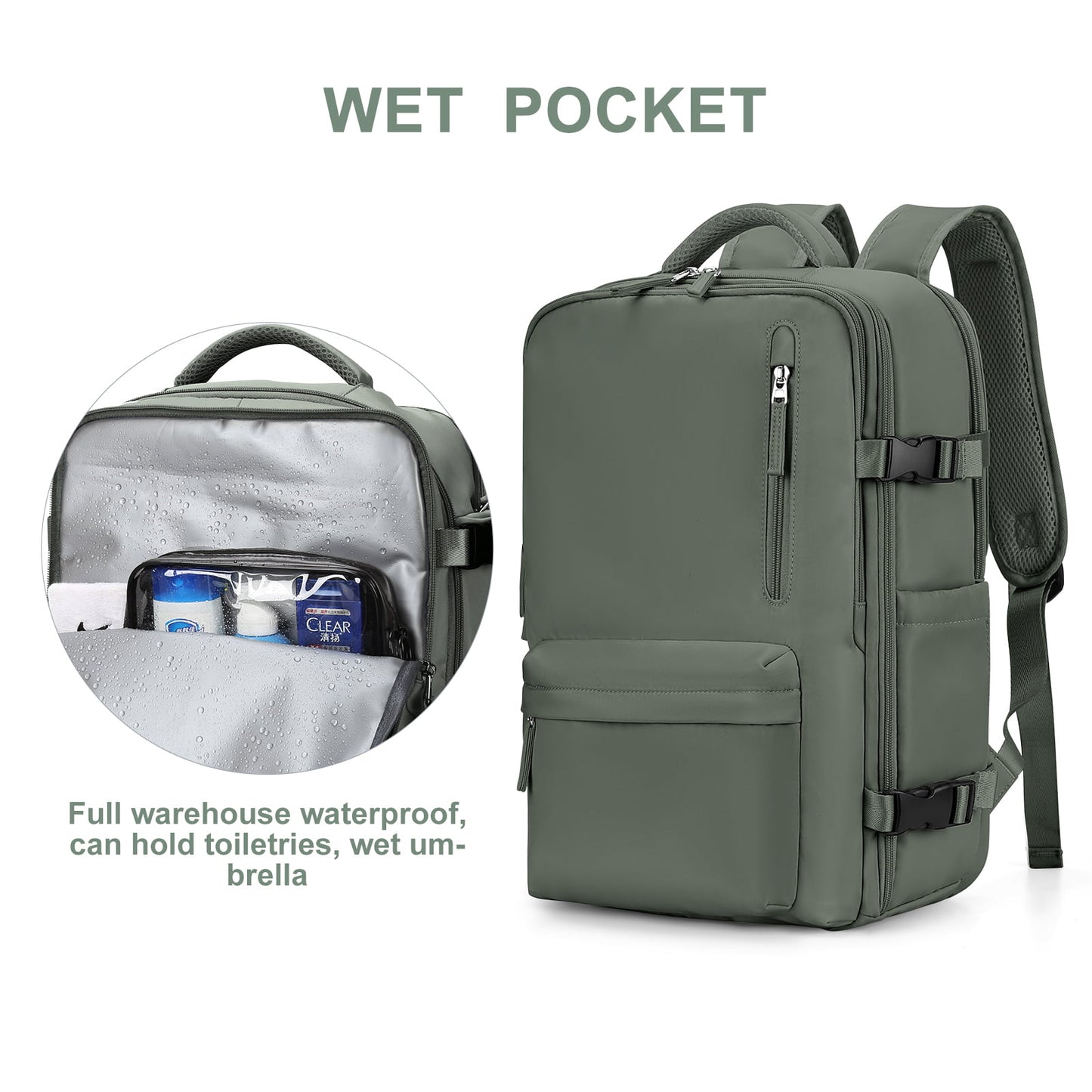 ⏰Women Large Travel Backpack Waterproof Hiking Rucksack(FREE SHIPPING)