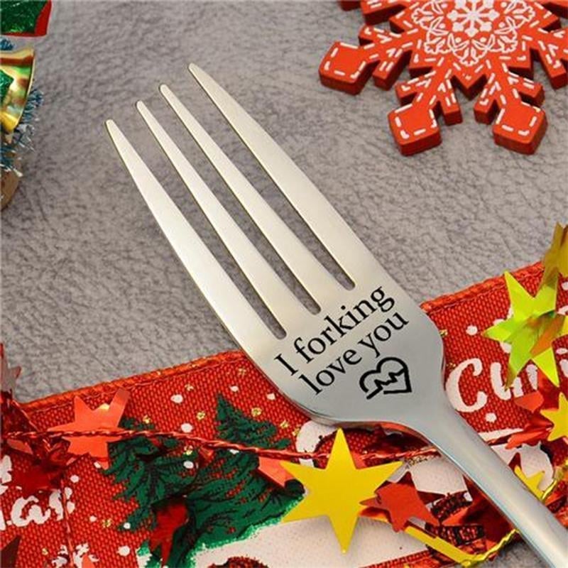 🎅Engraved Fork - Best Funny Gift For Loved One