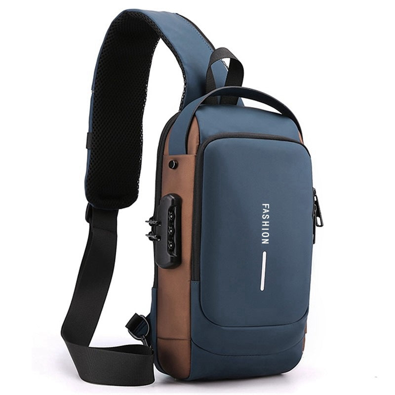 Motorcycle USB charging anti-theft fashion sports and leisure multi-functional shoulder messenger bag🔥Last day flash sale - 58% off🔥