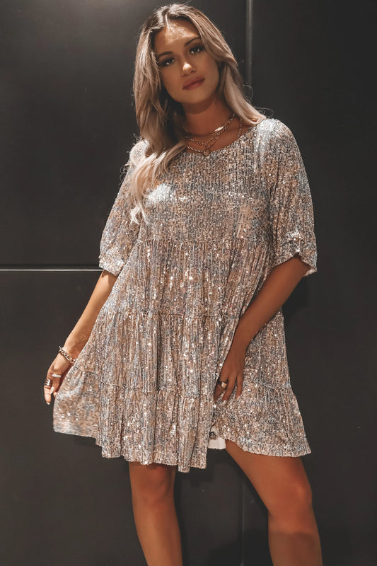 ✨2023 Sequin Baby Doll Dress