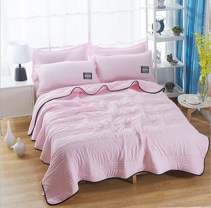 ❄️Perfect For Summer-Cool Ice Silk Summer Time Air  Blanket Queen King Size