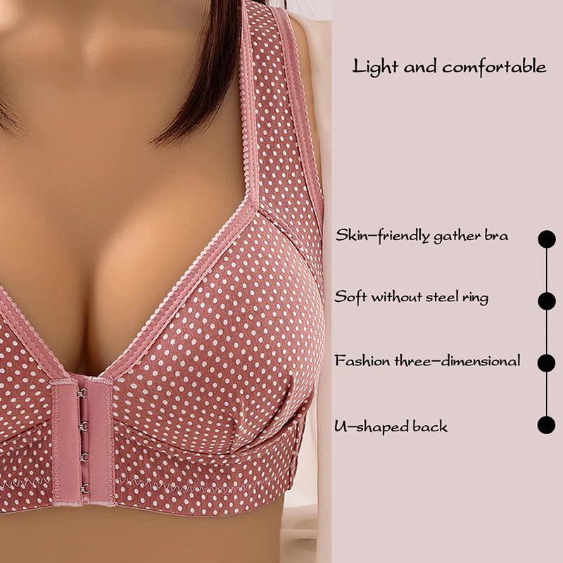 🔥Seamless Sexy  Fashion Push Up Bras Wire Free Lingerie Full Cup Bralette Cotton🔥