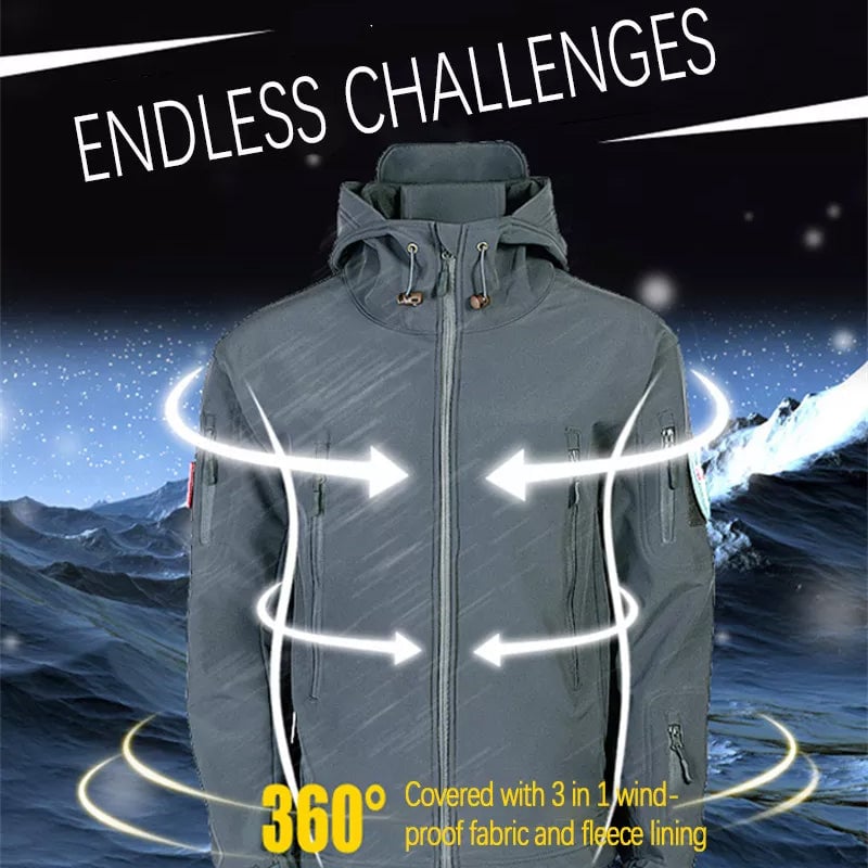 (🔥HOT SALE NOW 49% OFF) - Men's Windproof Waterproof Jacket